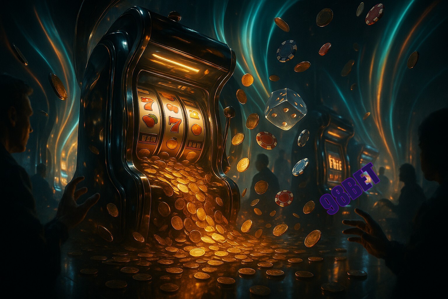 Diversos jogos de caça-níqueis